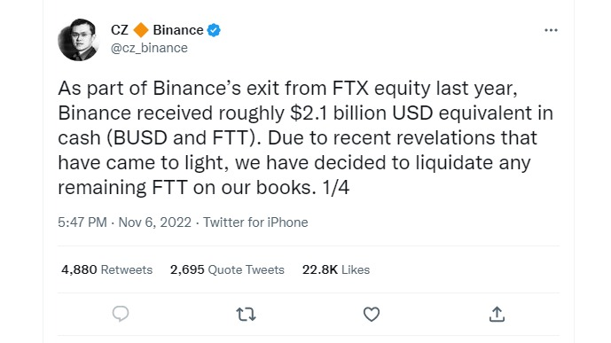 Binance Vs Ftx What Is Happening Between The Two Crypto Giants Bikotrading Academy 