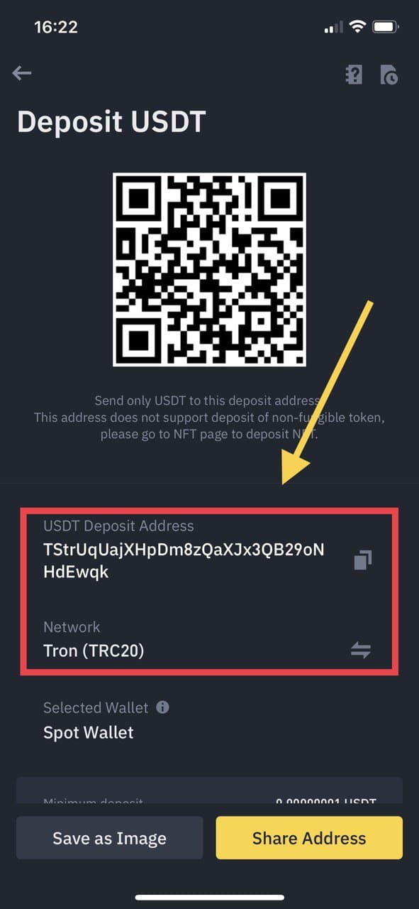 transfer crypto from binance exchange