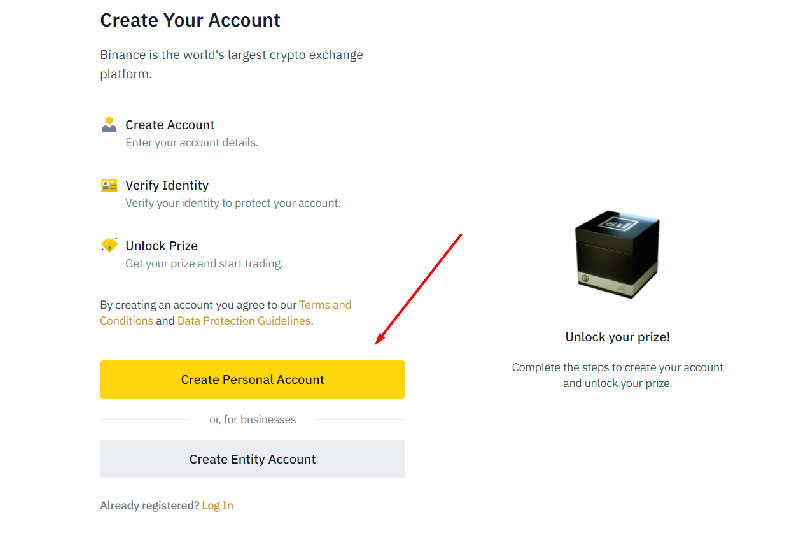 binance registration