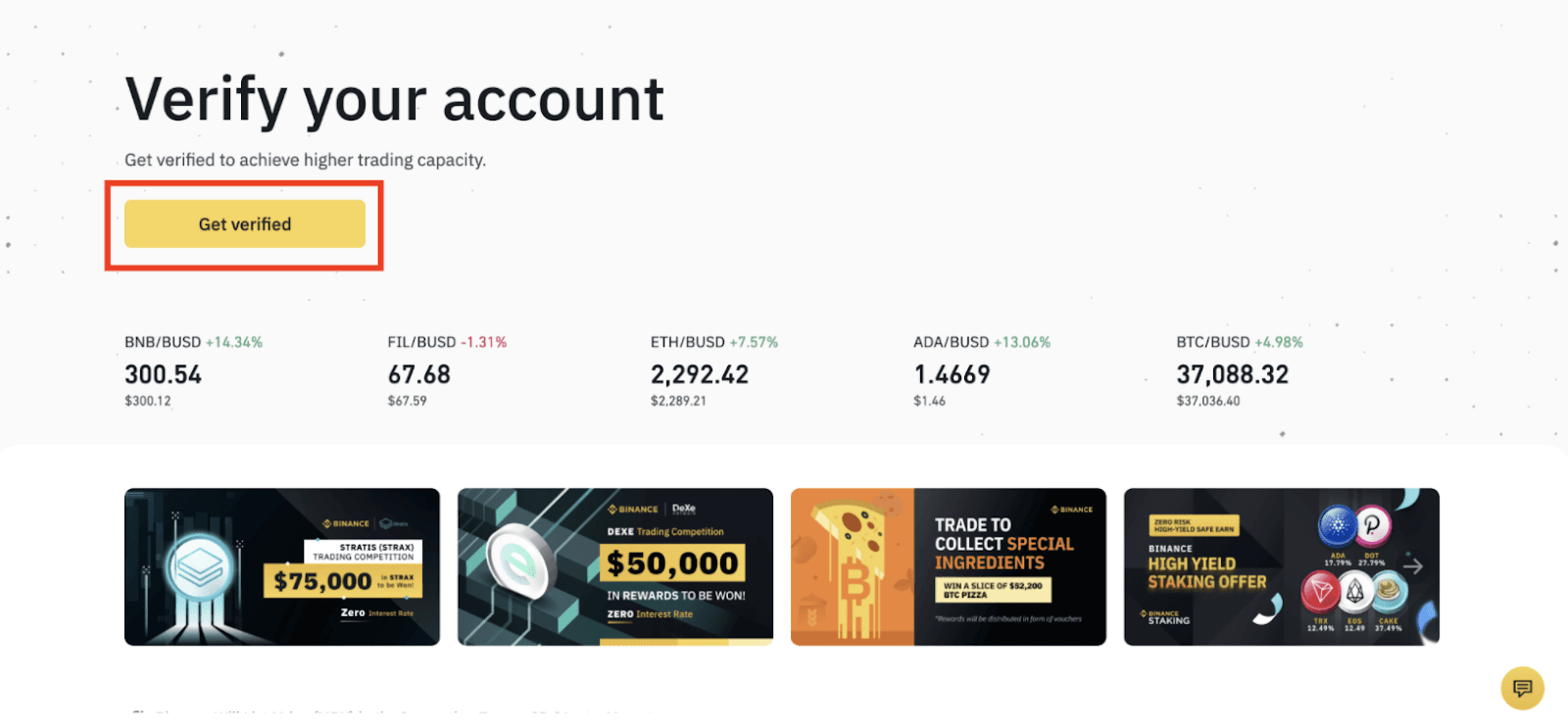 binance verifi