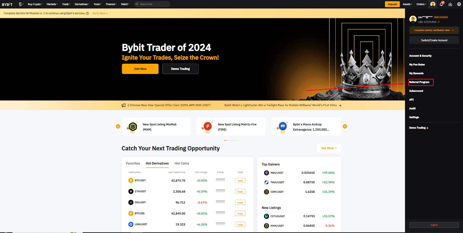 Bybit trader