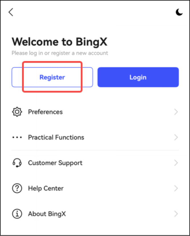 Bingx регистрация. Bingx.