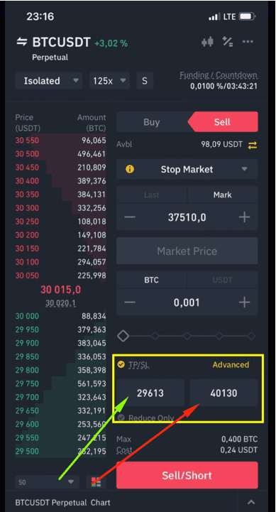 set risk per trade