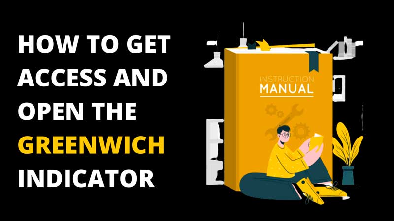 How to get access and open the Greenwich indicator
