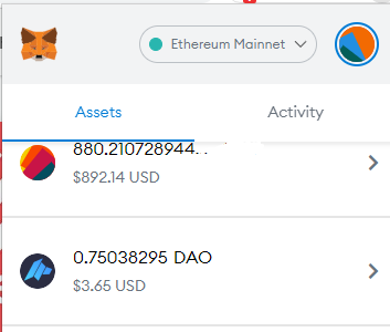 connect metamask to daomaker
