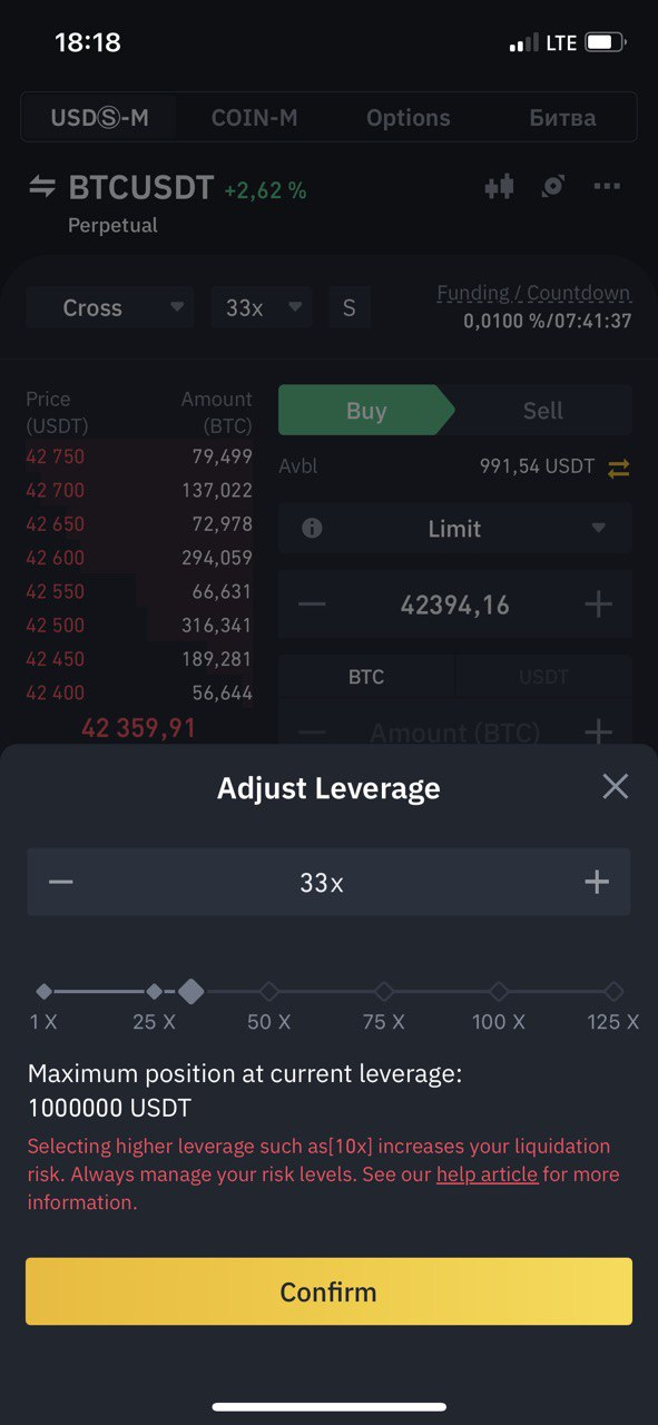 binance leverage