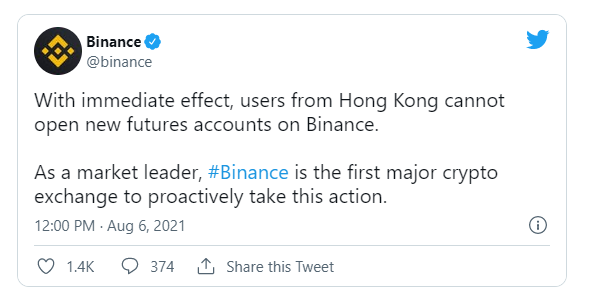 binance twitter