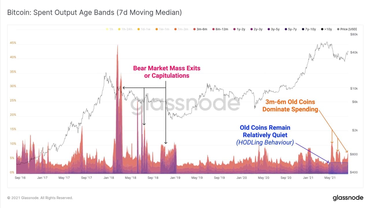 fundamental metrics is the number of long-term coins sold